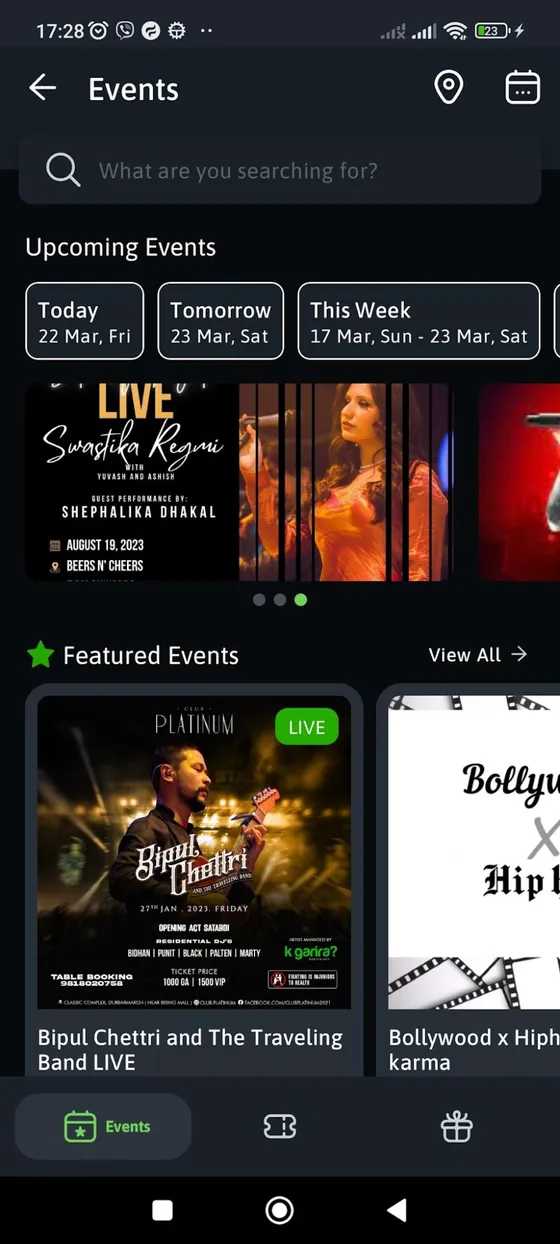 eSewa Events SDK app screenshot