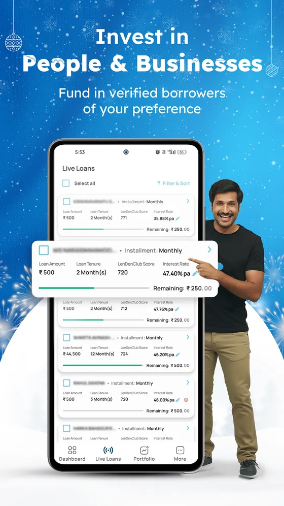 LenDenClub & InstaMoney app screenshot