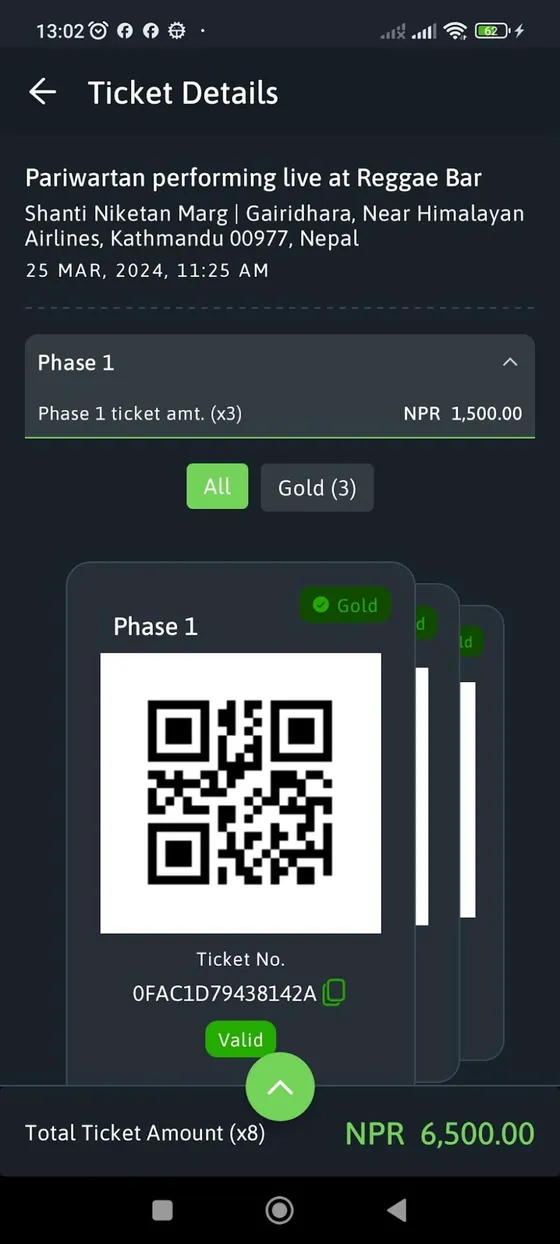 eSewa Events SDK app screenshot
